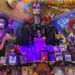 Old Town Market altar for Day of the Dead